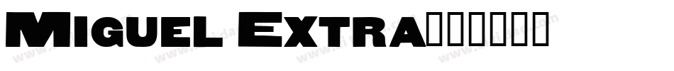 Miguel Extra字体转换